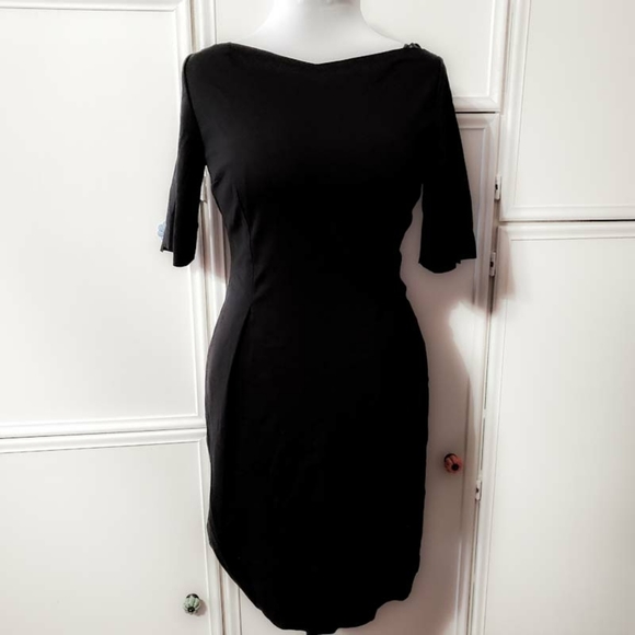 Elie Tahari "Hallie" Little Black Dress - Picture 2 of 10